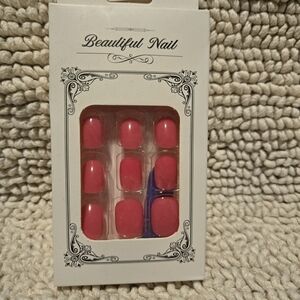 Pink Press-On Nail Set